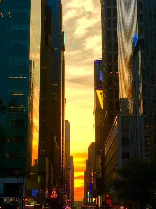Framed Print : Manhattanhenge