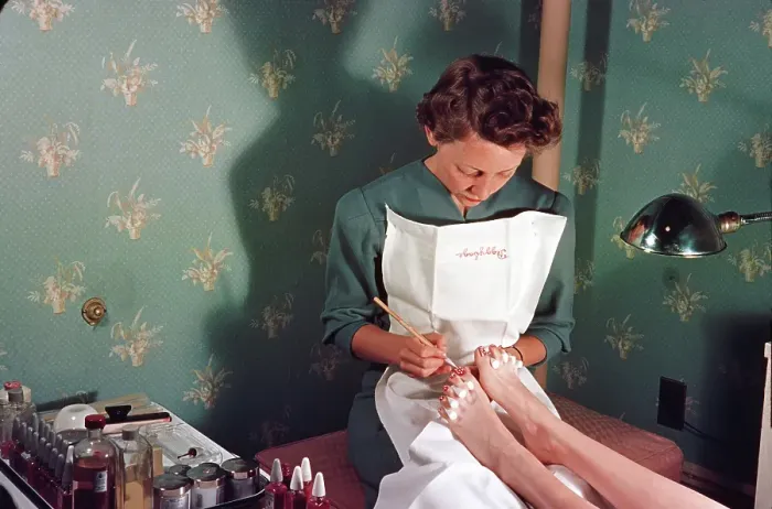 Framed Print : Manicure and Pedicure Salon Framed Print : Manicure and Pedicure Salon