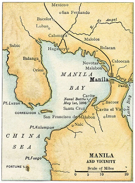 Manila map 1898