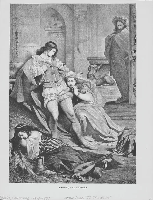 Framed Print : Manrico And Leonora