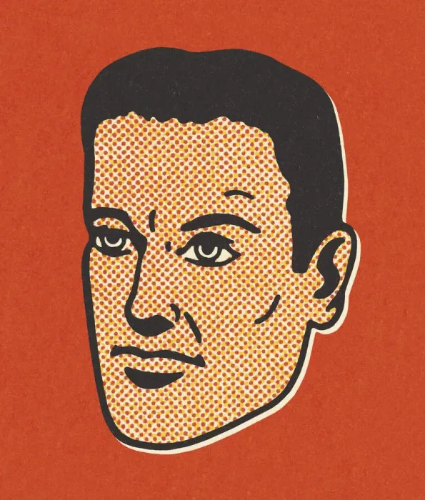Framed Print : Mans Face Framed Print : Mans Face