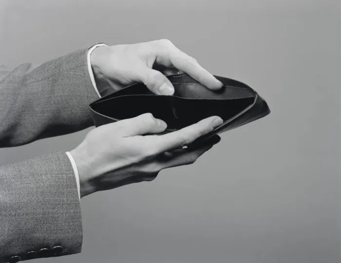 Framed Print : Mans hands holding open empty wallet. (Photo by H. Armstrong Roberts / Retrofile / Getty Framed Print : Mans hands holding open empty wallet. (Photo by H. Armstrong Roberts / Retrofile / Getty