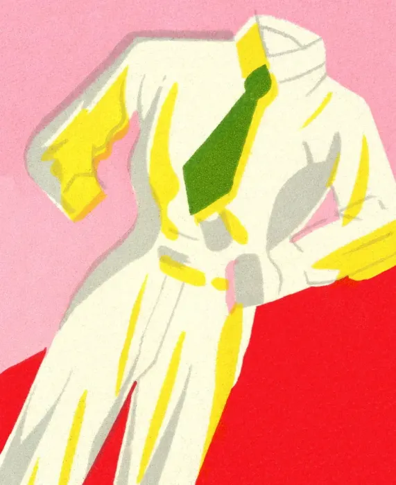 Framed Print : Mans Outfit