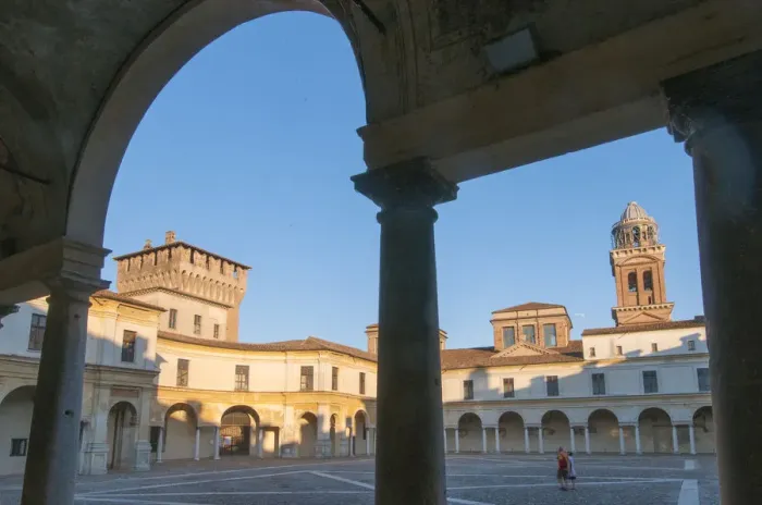 Framed Print : Mantova, Lombardy, Italy. Historical buildings in the old town Framed Print : Mantova, Lombardy, Italy. Historical buildings in the old town