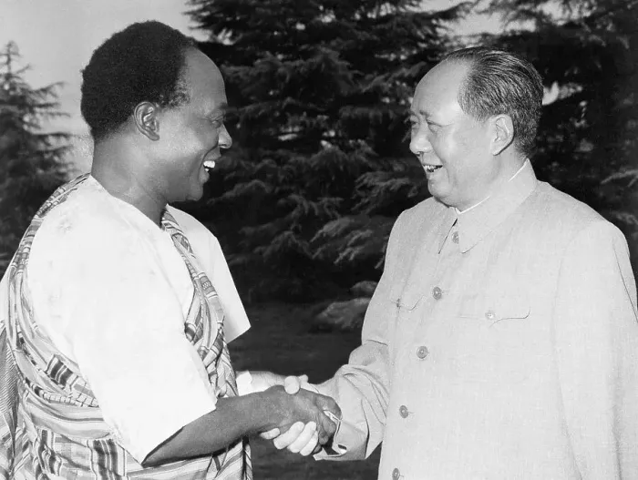 Framed Print : Mao Tse-Tung With Ghana'S Kwame Nkrumah Framed Print : Mao Tse-Tung With Ghana'S Kwame Nkrumah