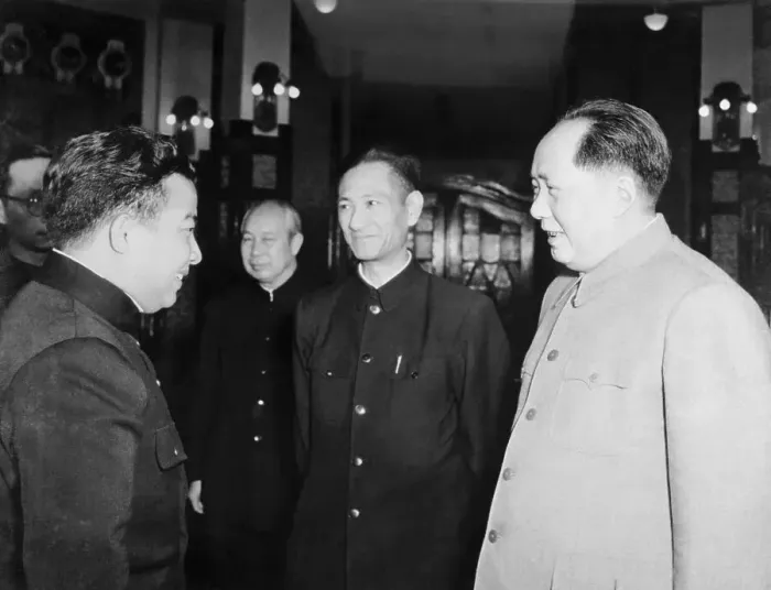 Framed Print : Mao Zedong Talking with Prince Norodom Sihanouk Framed Print : Mao Zedong Talking with Prince Norodom Sihanouk