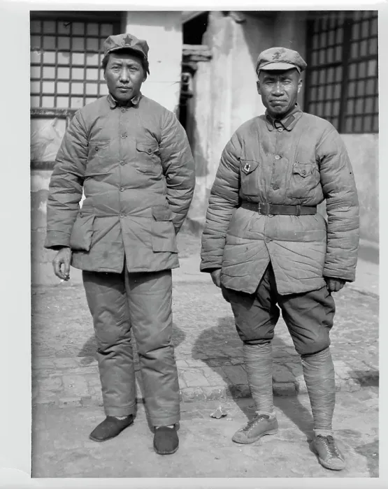 Framed Print : Mao Zedong And Zhu De Framed Print : Mao Zedong And Zhu De