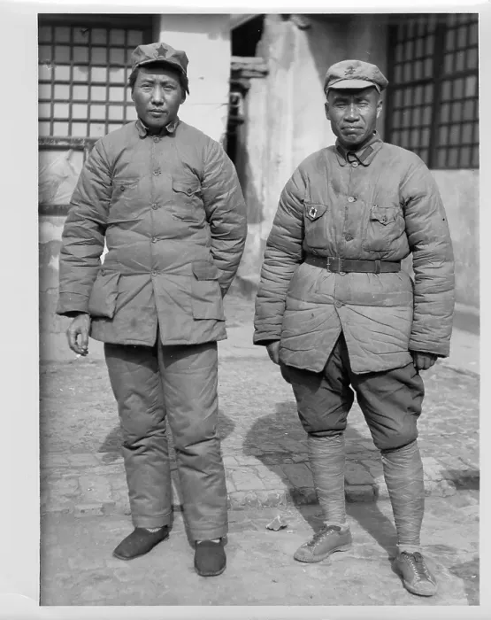 Framed Print : Mao Zedong And Zhu De Framed Print : Mao Zedong And Zhu De