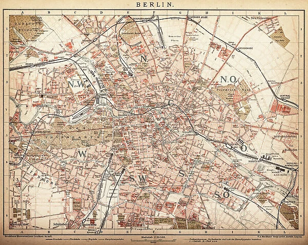 Map of Berlin 1898