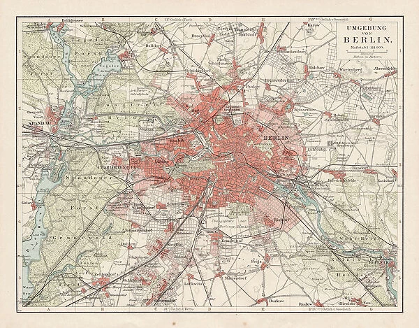 Map of Berlin 1900