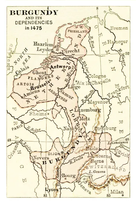 Framed Print : Map of Burgundy 1881 Framed Print : Map of Burgundy 1881