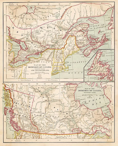 Map of the Canada dominion 1877