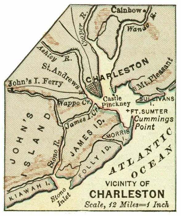 Framed Print : Map of Charleston 1899 Framed Print : Map of Charleston 1899