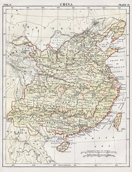 Map of China 1883