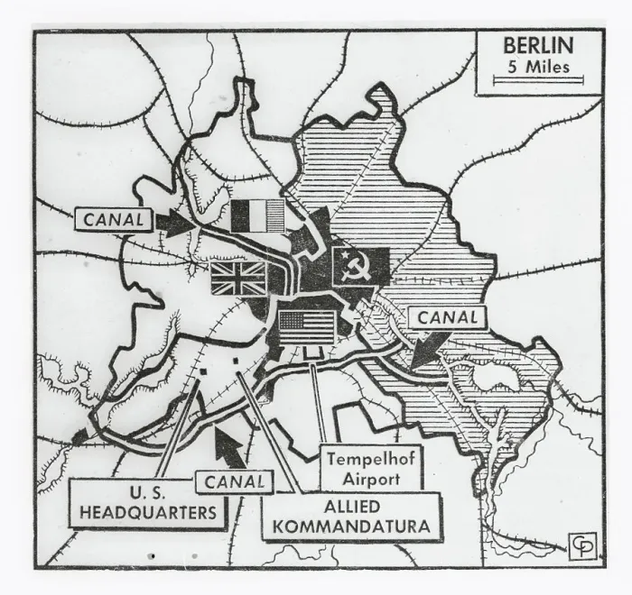 Framed Print : Map of Communist Water Blockade Framed Print : Map of Communist Water Blockade