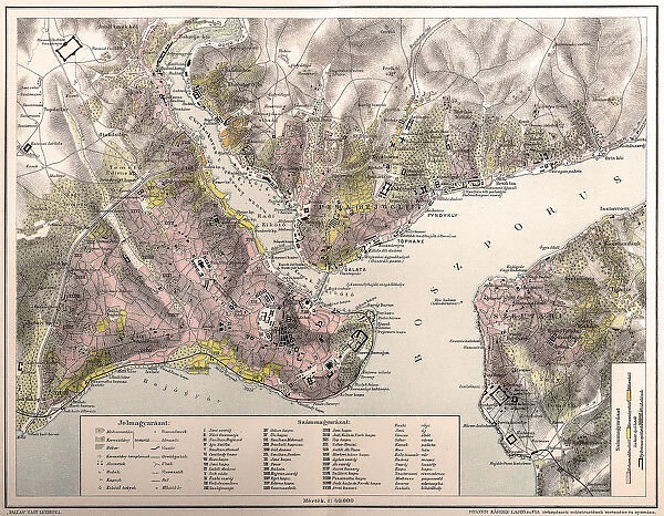 Map of contantinople