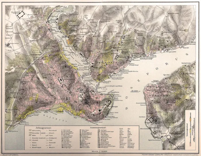 Framed Print : Map of contantinople Framed Print : Map of contantinople