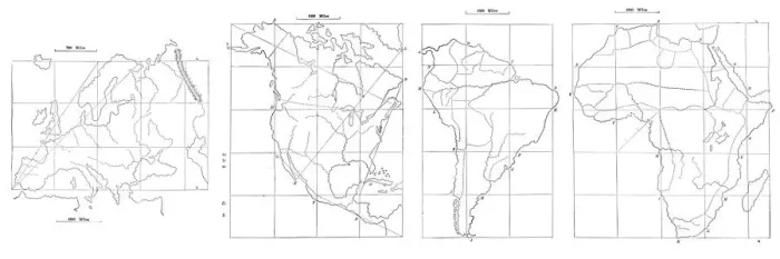 Framed Print : Map drawing technique 1881 Framed Print : Map drawing technique 1881