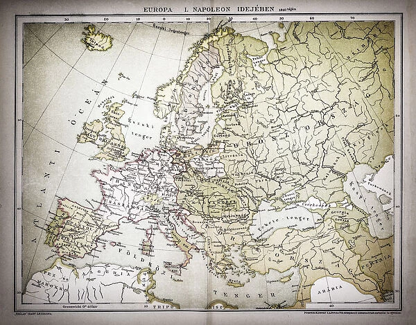 Map of Europe, Napoleon idea 1810