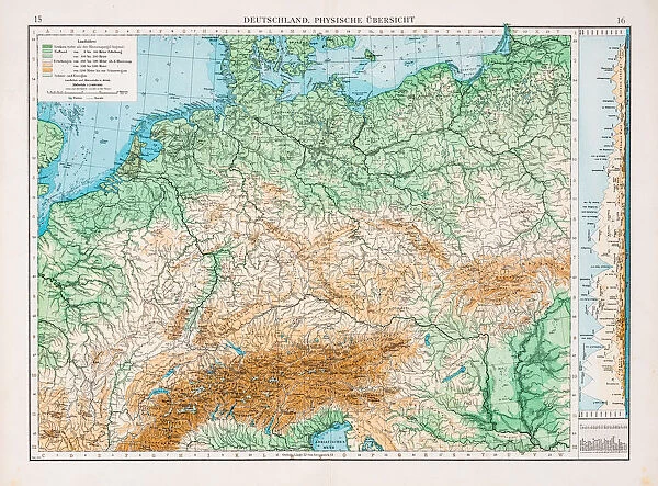 Map of Germany 1896