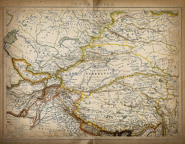 Map of inner Asia