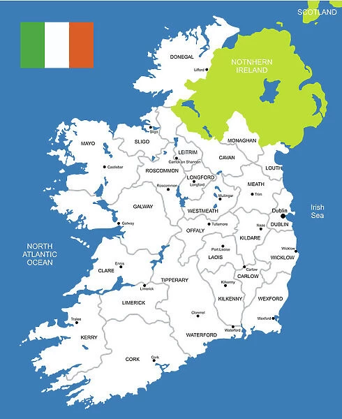 RÃ©sultat de recherche d'images pour "map of ireland"