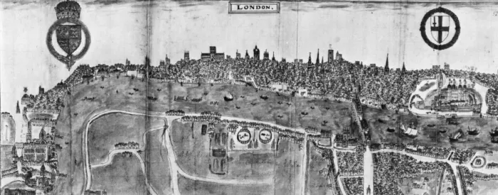 Framed Print : Map Of London