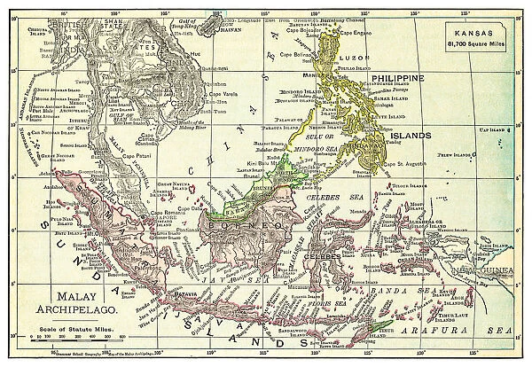 Map of Malay Archipielago 1895