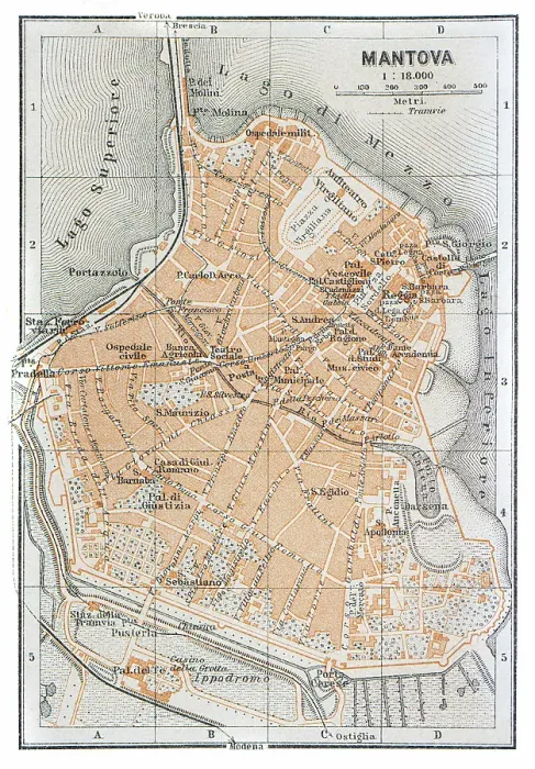 Framed Print : Map of Mantua, a city surrounded by 3 artificial lakes in the northern Italian region of Lombardy, Italy - 1893 Framed Print : Map of Mantua, a city surrounded by 3 artificial lakes in the northern Italian region of Lombardy, Italy - 1893