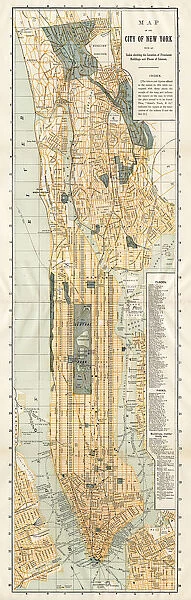 Map of New York City 1894
