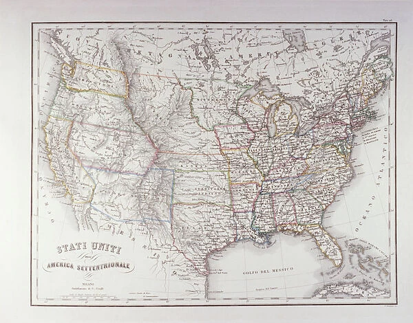 Map of the Northen United States