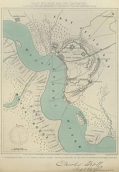 Map of Port Hudson