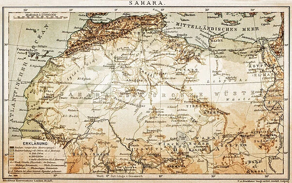 Map of Sahara