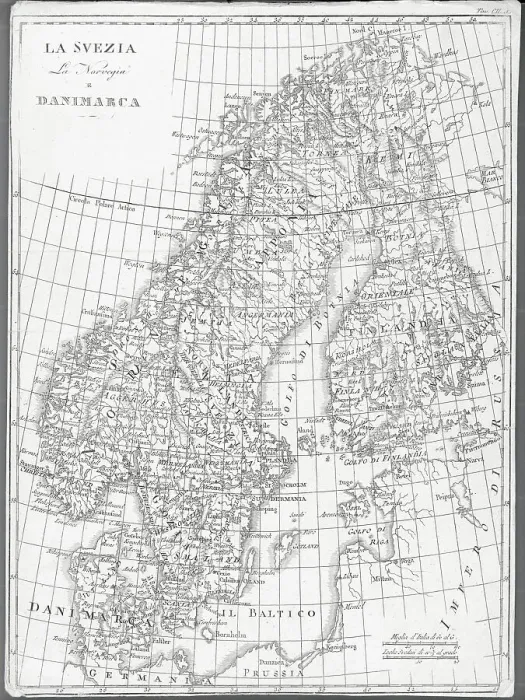 Framed Print : Map of Sweden Norway and Denmark Framed Print : Map of Sweden Norway and Denmark