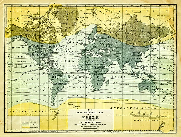 map of the world 1867