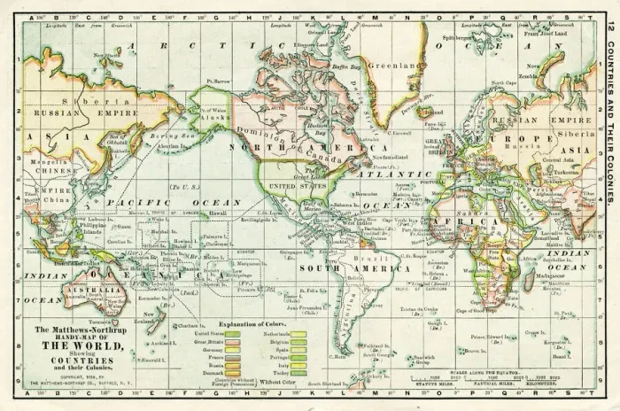 Framed Print : Map of the World 1881 Framed Print : Map of the World 1881