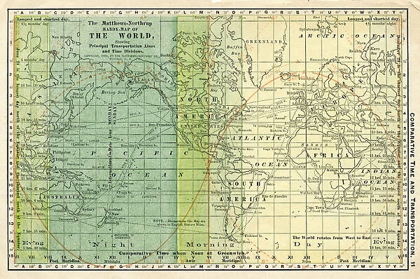 Map of the World 1898