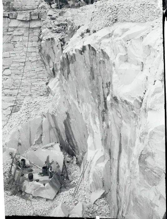 Framed Print : Marble Quarries of Carrara