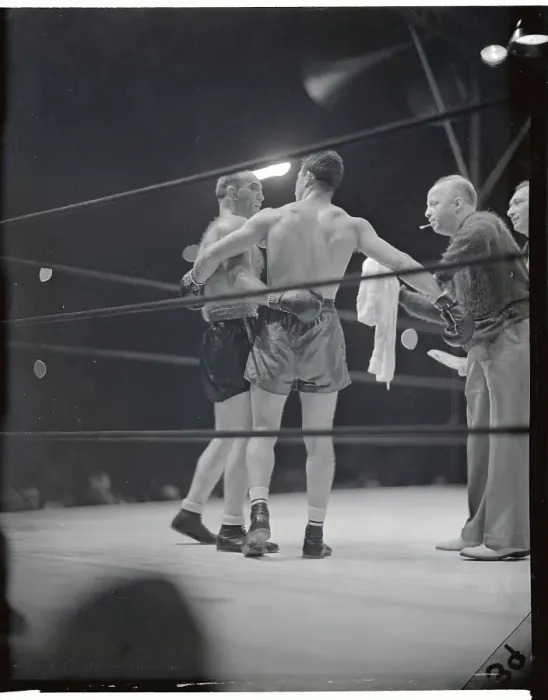 Framed Print : Marcel Thil and Freddy Apostoli in Action Framed Print : Marcel Thil and Freddy Apostoli in Action