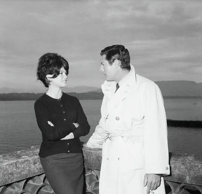 Framed Print : Marcello Mastroianni and Brigitte Bardot Framed Print : Marcello Mastroianni and Brigitte Bardot