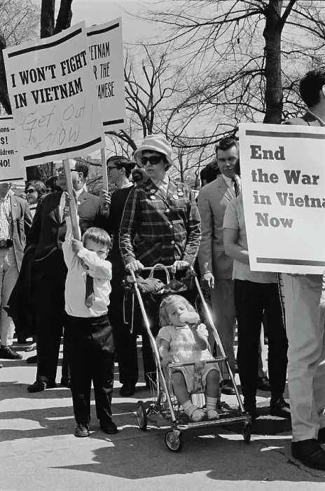 Framed Print : March Against The Vietnam War Framed Print : March Against The Vietnam War