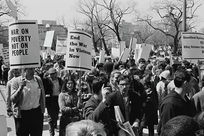 Framed Print : March Against The Vietnam War Framed Print : March Against The Vietnam War