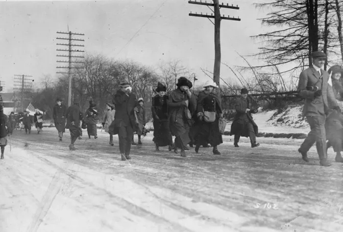 Framed Print : Marching Suffragettes Framed Print : Marching Suffragettes