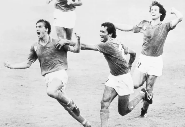 Framed Print : Marco Tardelli Yelling After Making Goal Framed Print : Marco Tardelli Yelling After Making Goal
