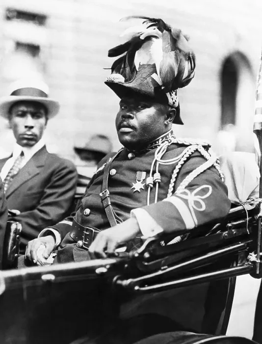 Framed Print : Marcus Garvey in a Car Framed Print : Marcus Garvey in a Car