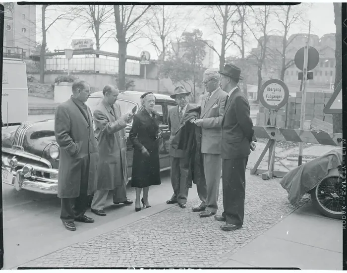 Framed Print : Margaret Chase Smith Standing With Colleagues Framed Print : Margaret Chase Smith Standing With Colleagues