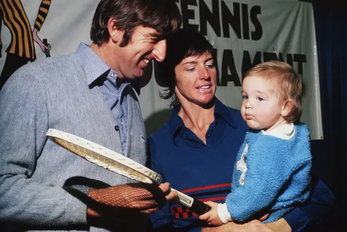 Framed Print : Margaret Court & Family Framed Print : Margaret Court & Family