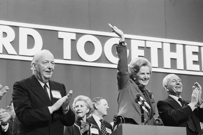 Framed Print : Margaret Thatcher Acknowledging Ovation Framed Print : Margaret Thatcher Acknowledging Ovation