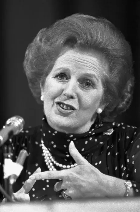 Framed Print : Margaret Thatcher at a Economic Summit Framed Print : Margaret Thatcher at a Economic Summit