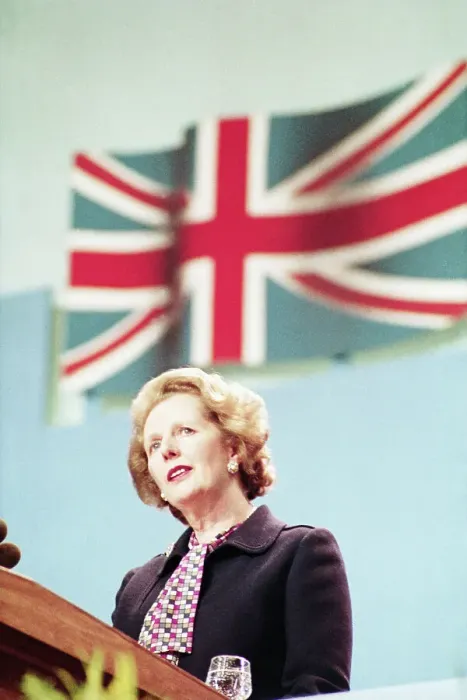 Framed Print : Margaret Thatcher Giving Speech Framed Print : Margaret Thatcher Giving Speech